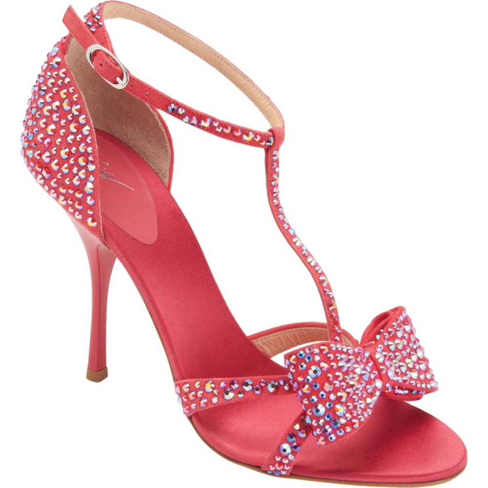 Giuseppe Zanotti Rhinestone Bow Sandals